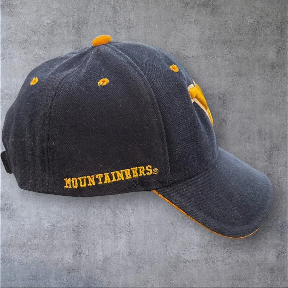 Steve & Barry's West Virginia Mountaineers Hat‎ OSFA Navy Blue Embroidered
